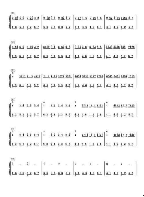 成人双手简谱推荐视频,跟随推荐视频开启音乐之旅-第2张图片-日韩亚洲国产影院